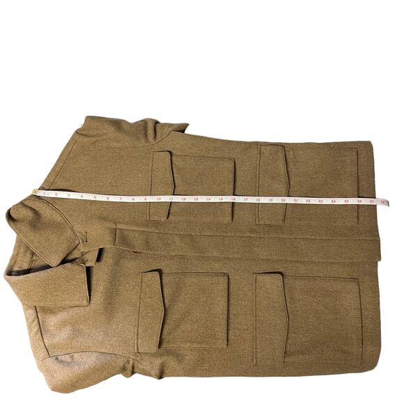 Le 31 Women's Wool Blend Button Front Camel Blazer Jacket Size Small - Picture 10 of 11